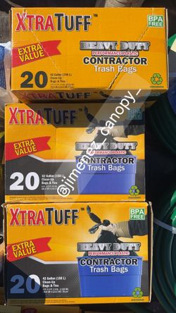 Box Of Black Trash Bags 