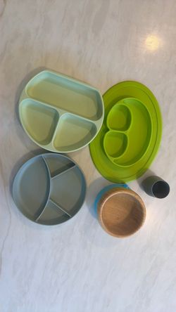 Baby Toddler Suction Plate / Bowl & ez plz cup