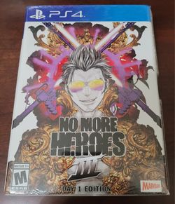 No More Heroes III Day 1 Edition (PS4) – New / Factory Sealed

