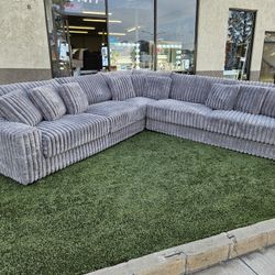 Sectional XL Corduroy Fabric 128 × 128 $1299