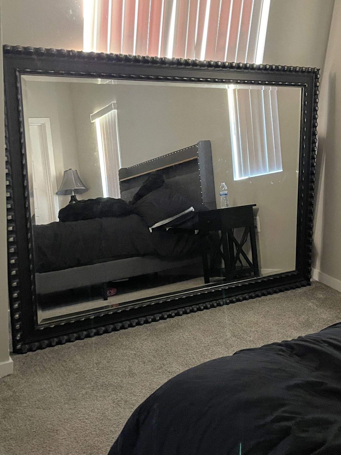 Xxx Large Wall Mirror Mostly Black