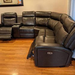New Gray Power Recliner Sectional Couch / Free Delivery 