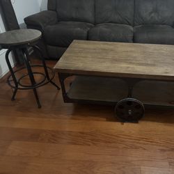 Rustic Living Room Table Set