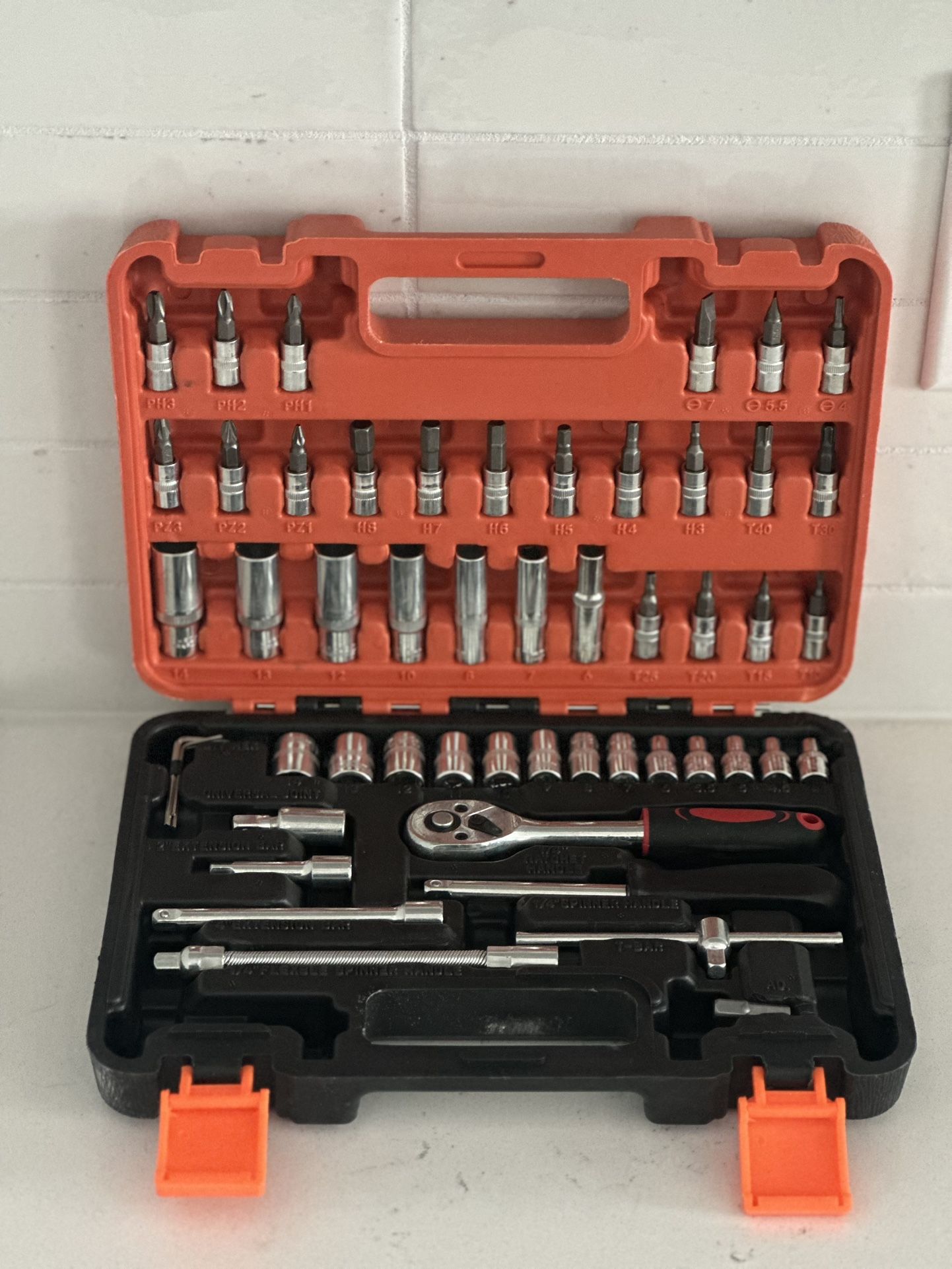 53 Pcs 1/4 Ratchet
