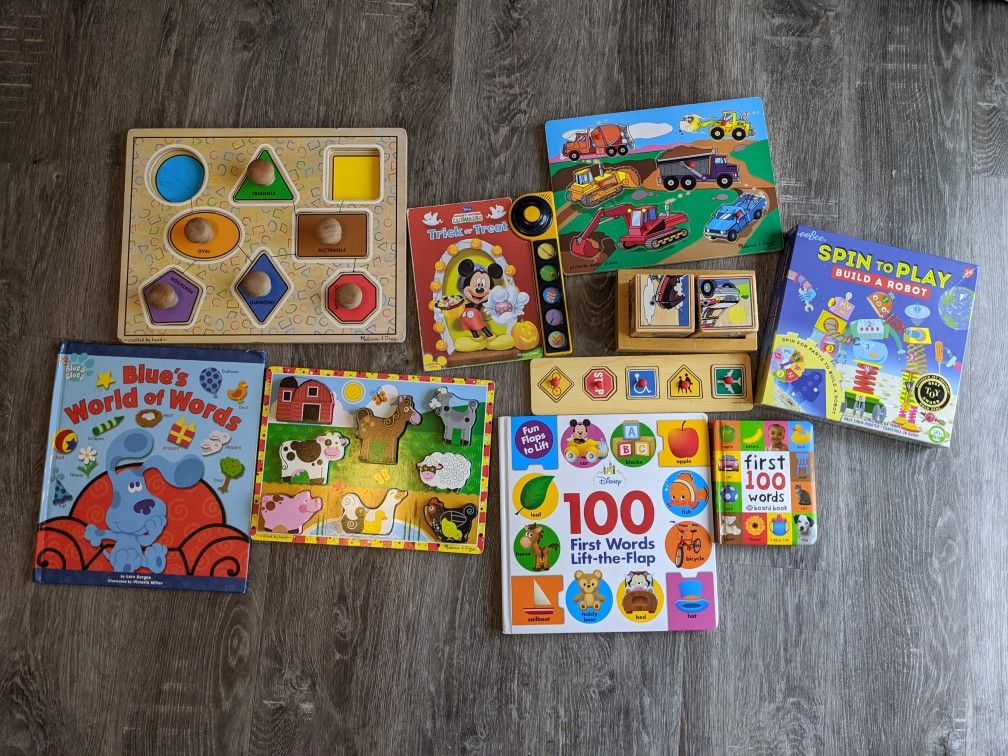 Variety of toys