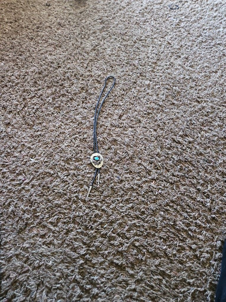 silver ruby turquoise neck bolow