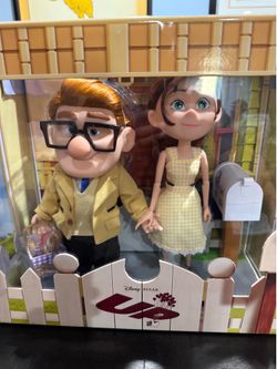 Disney Parks Pixar Up 15th Anniversary Ellie & Carl Limited Edition Doll Set New