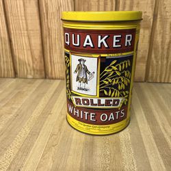 Vintage Quaker Oats Tin