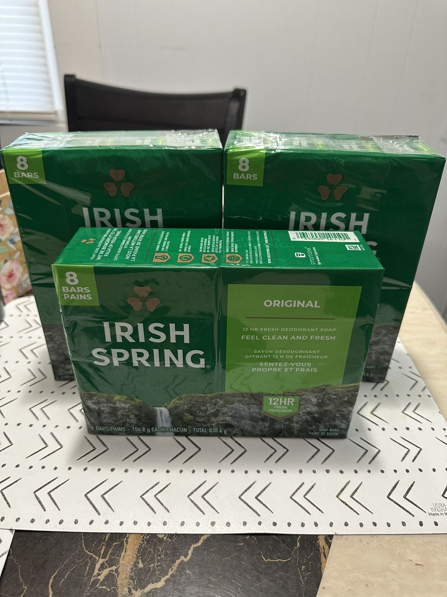 Irish Spring 8 Bar Soap Each Original $6 Each Or $17 For All 3