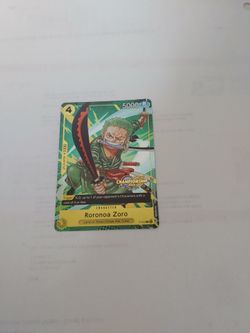 One Piece Roronoa Zoro P-042 Championship 2024 Stamp NM English Card