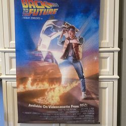 Back To The Future Cloth Banner 22”x34”