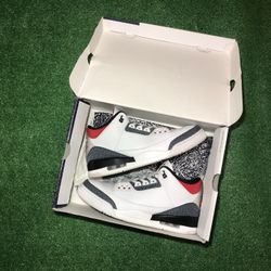 jordan 3 fire red denim size 13