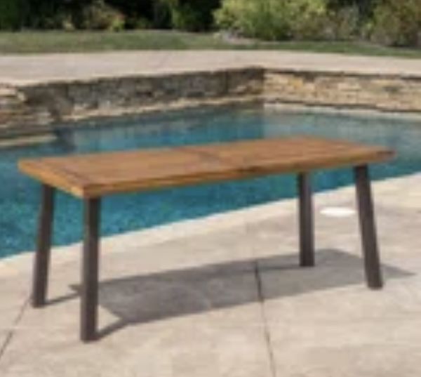 Isidore Wooden Dining Table From Wayfair