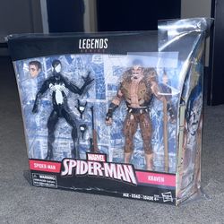 Marvel Legends Spider-Man Kraven 2 Pack