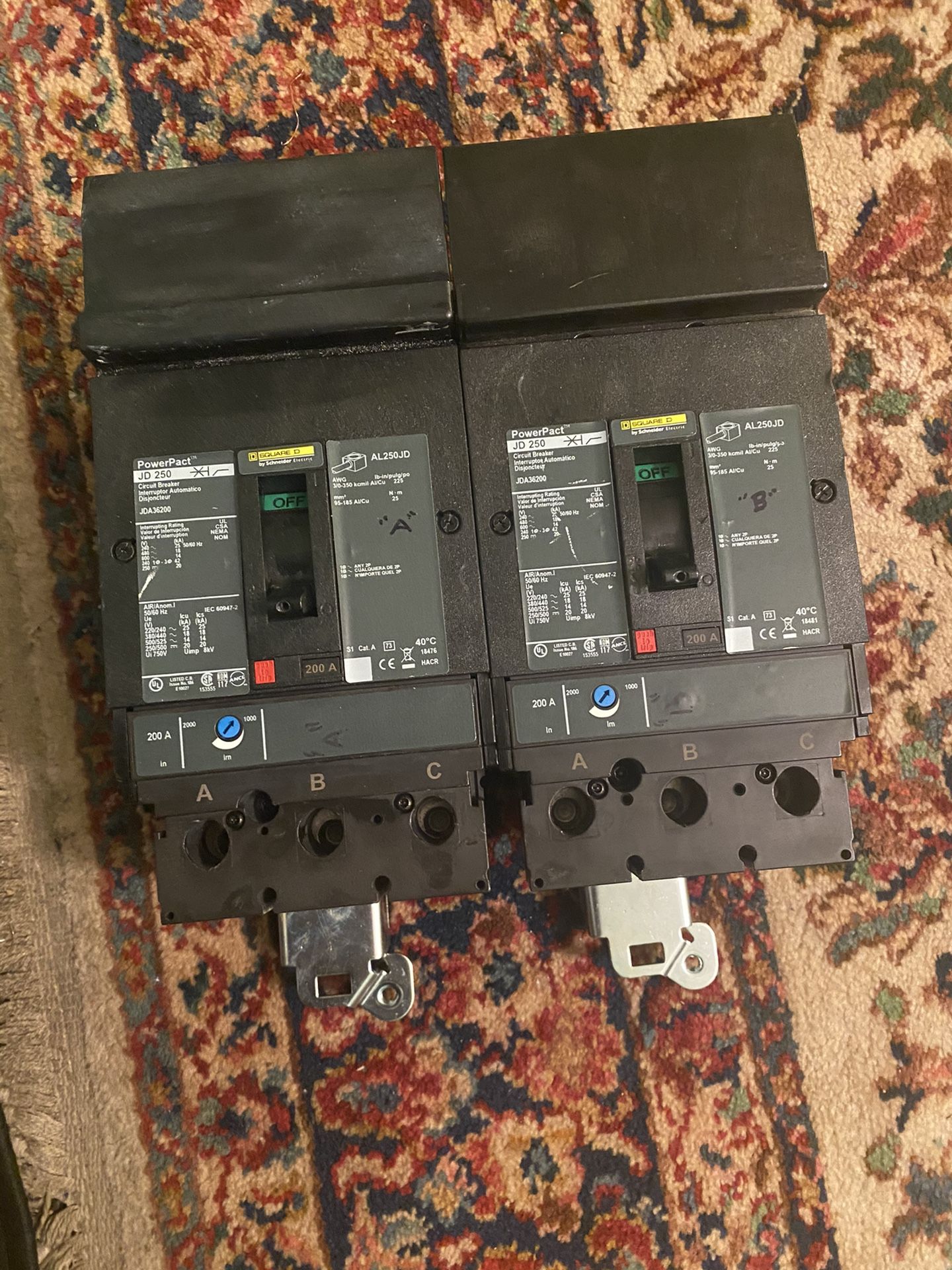 PowerPact JD 250 Circuit Breaker