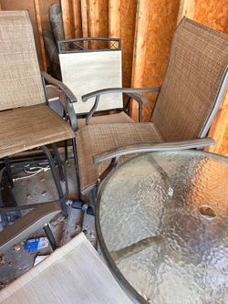 High top patio set