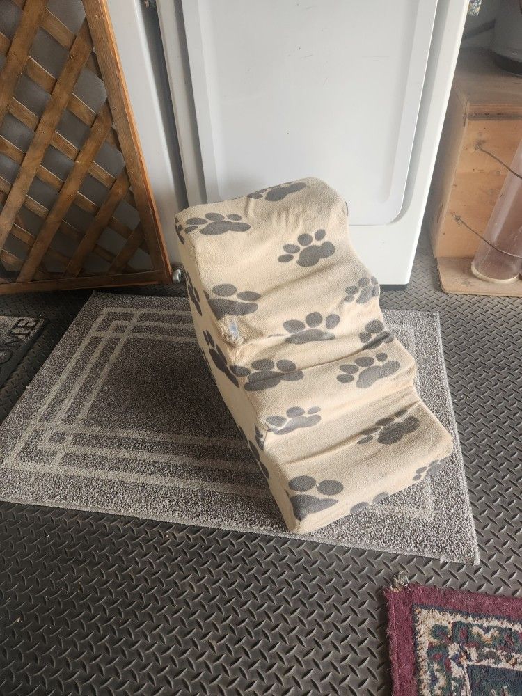 Soft cushion small dog steps