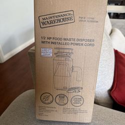 Garbage disposal $60 NEW NEW