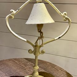 Primitive Country Bird Bell in Stand