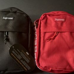 Supreme Shoulder Bag Bundle – Black & Red