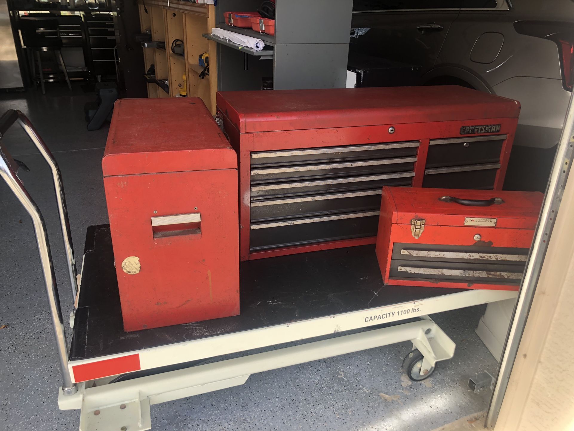 Toolbox Full Of Tools $375.00 For 3 Toolboxes