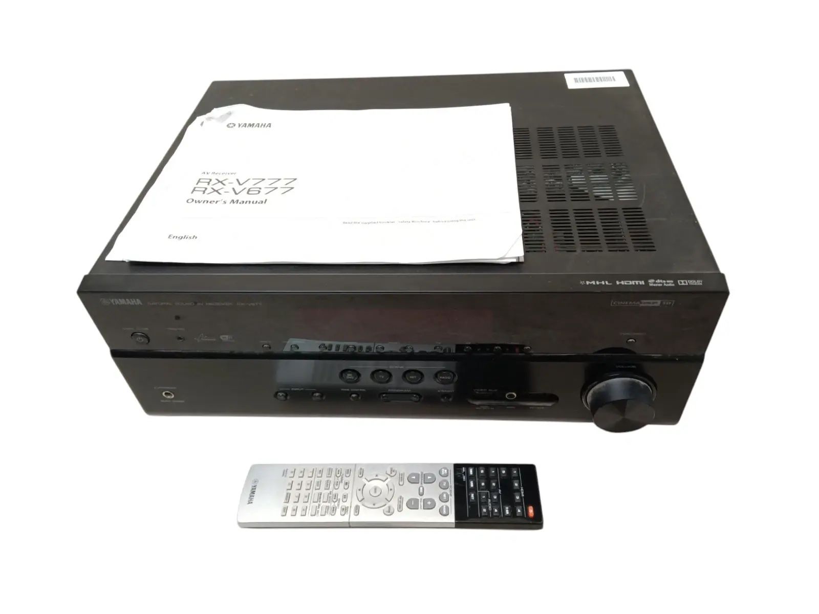Yamaha RX-V3800 7.1 Channel A/V Receiver 140 Watts/Ch W/ Remote! Bundle | tested