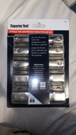 6-Piece Tub & Shower Valve Wrench Set