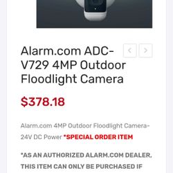 ADC-V729 https://offerup.com/redirect/?o=QWxhcm0uY29t Outdoor 4MP WiFi Security Camera Floodlight