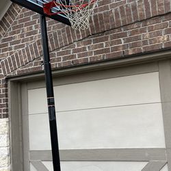 Used Lifetime Adjustable Portable Basketball Hoop 