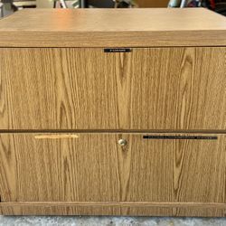 Wood Filing Cabinet 