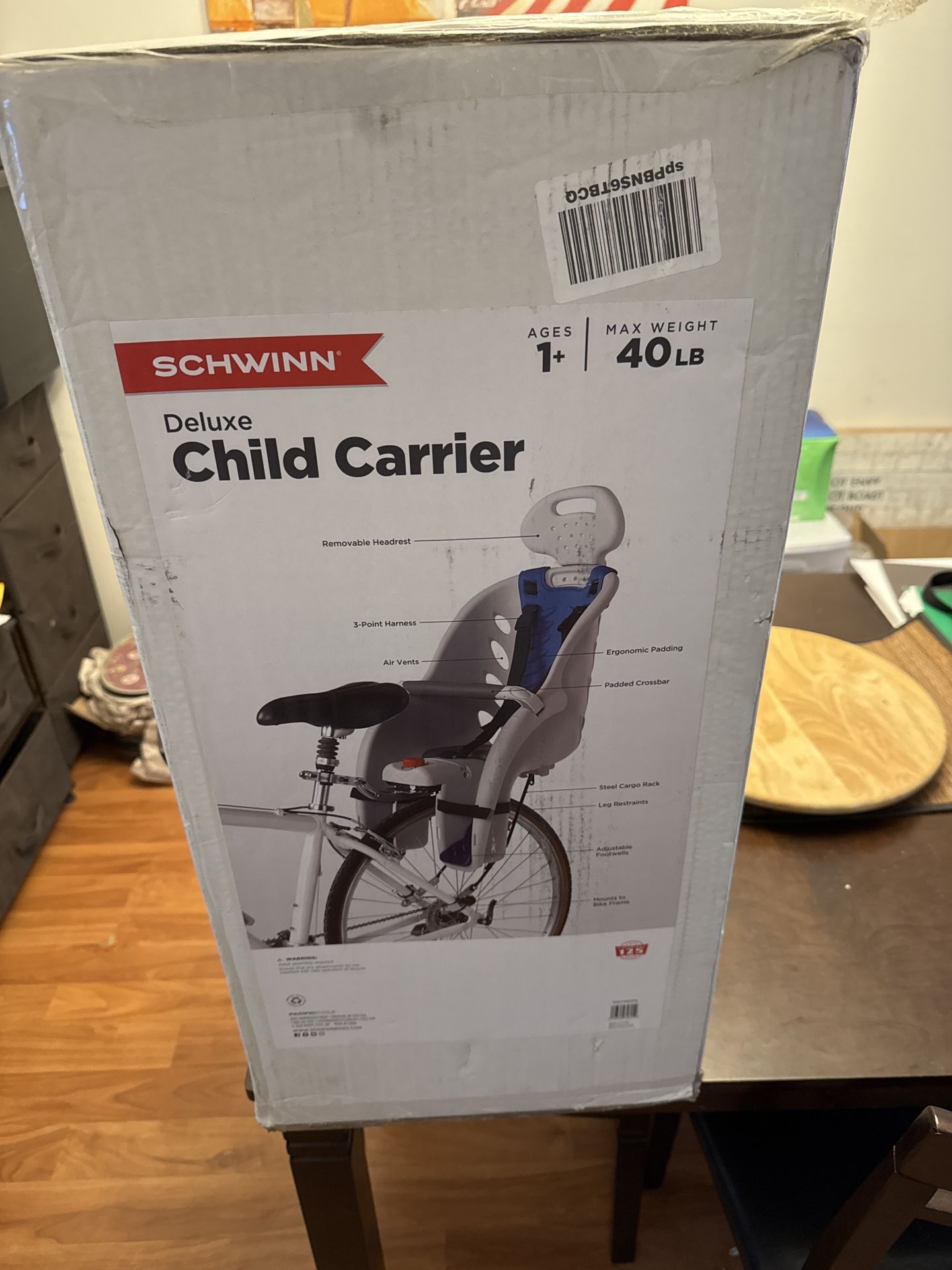 Schwinn Deluxe Child carrier