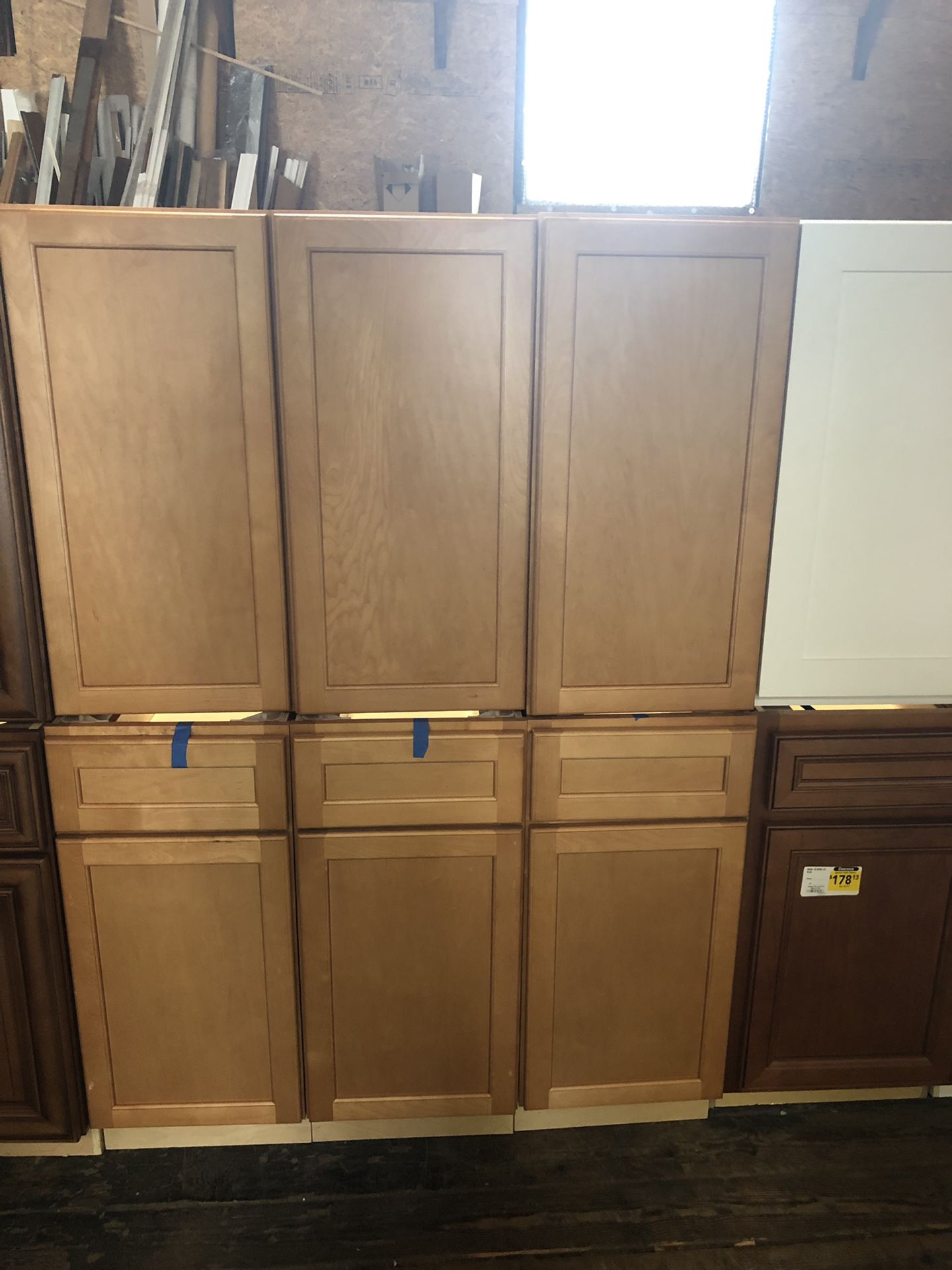 New wood kitchen cabinets