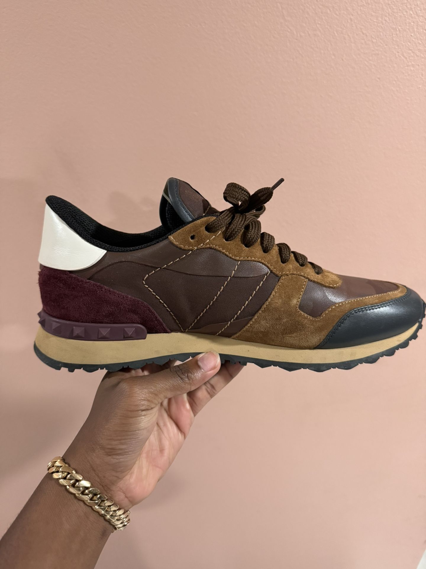 VALENTINO GARAVANI Rockrunner Camouflage Multicolor Sneakers