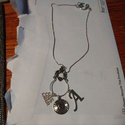 Sterling Toggle Charm Necklace/Charms