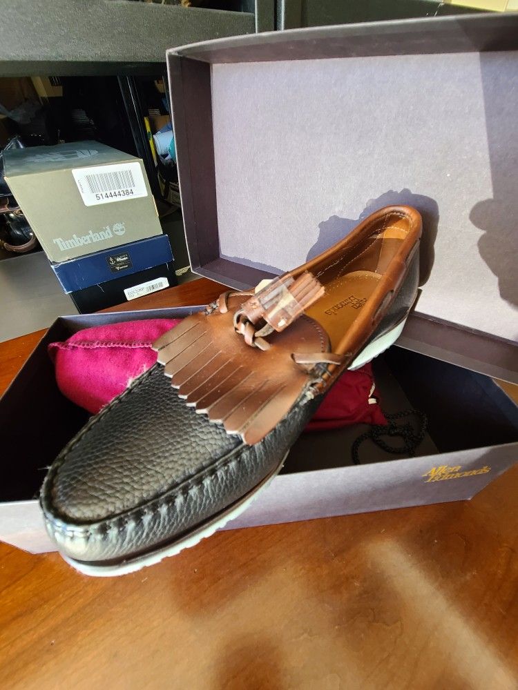 NEW Allen Edmonds Nashua Leather Tassel Loafers Mens 9.5 D  display picture 3