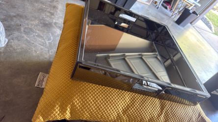 Silver mirrored tray