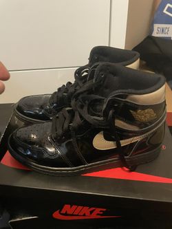 Jordan 1 Black And Gold Patent Leather