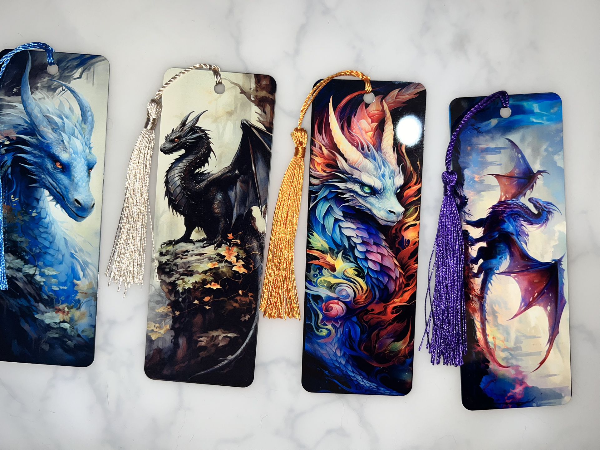 Dragon Bookmarks - Handmade!