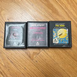 Atari Classic Game Cartridges 