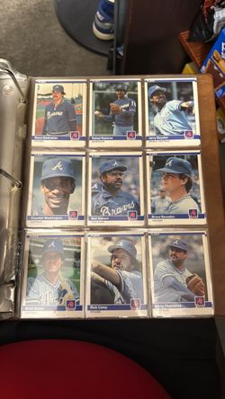 1984 Fleer Atlanta Braves Baseball Cards