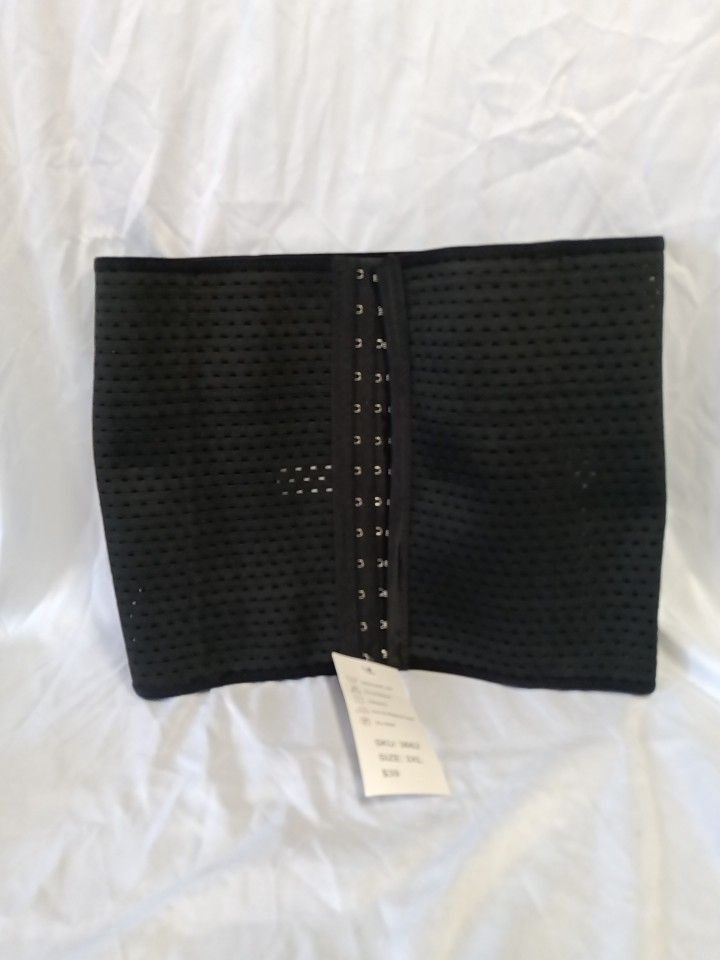 SAY FUT Women Mesh Waist Trainer Corset | Black | 3XL | 3662 NWT