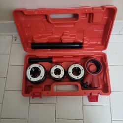 Tap And Die Set Dies Manual Plumber
Pipe
Threading Kit 3-piece Suit 1/2" 3/4" 1"
Threader
Tool Hand Tapping Forming Cutting Set
with
Carry Case