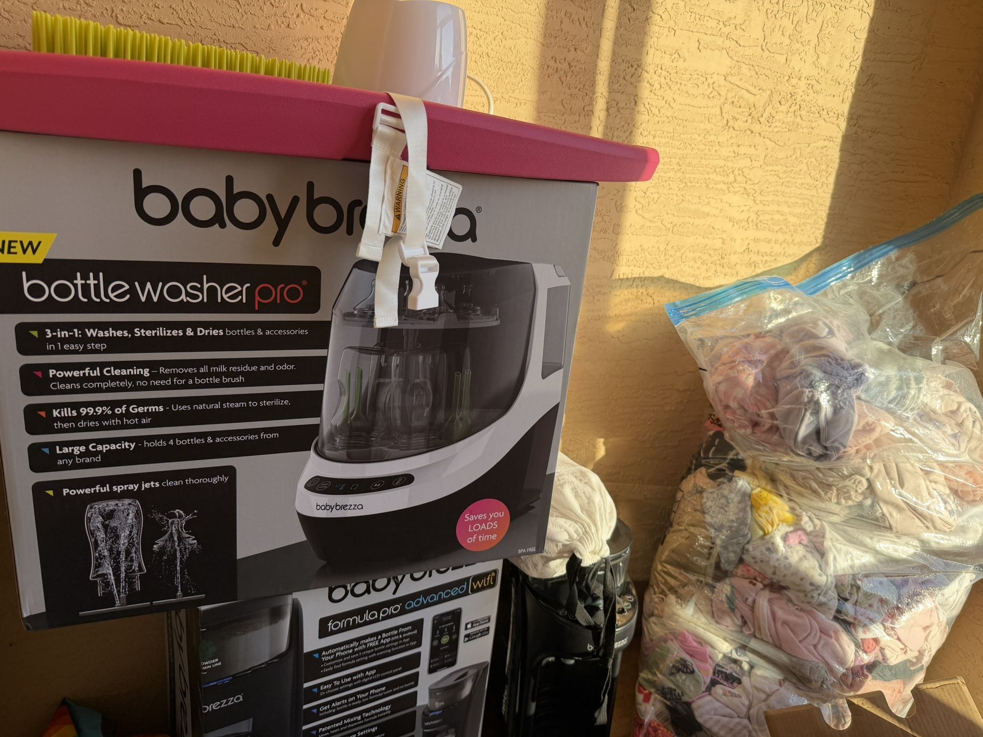 Baby Brezza Formula Pro (2) Baby Brezza Washer Pro..Everything for 200