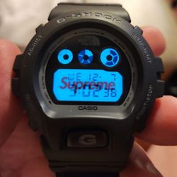 Supreme x The North Face x G-Shock Black Watch