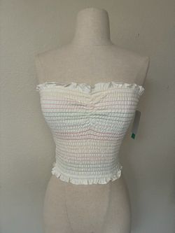 New Abound White Tube Top, size Small