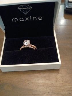 Rings  925  with rose gold plated