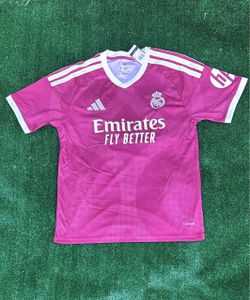 Real Madrid  Pink Soccer Jersey