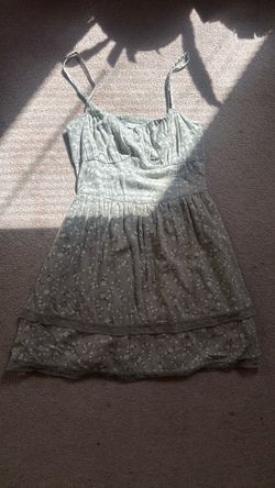 Light green Floral Sundress