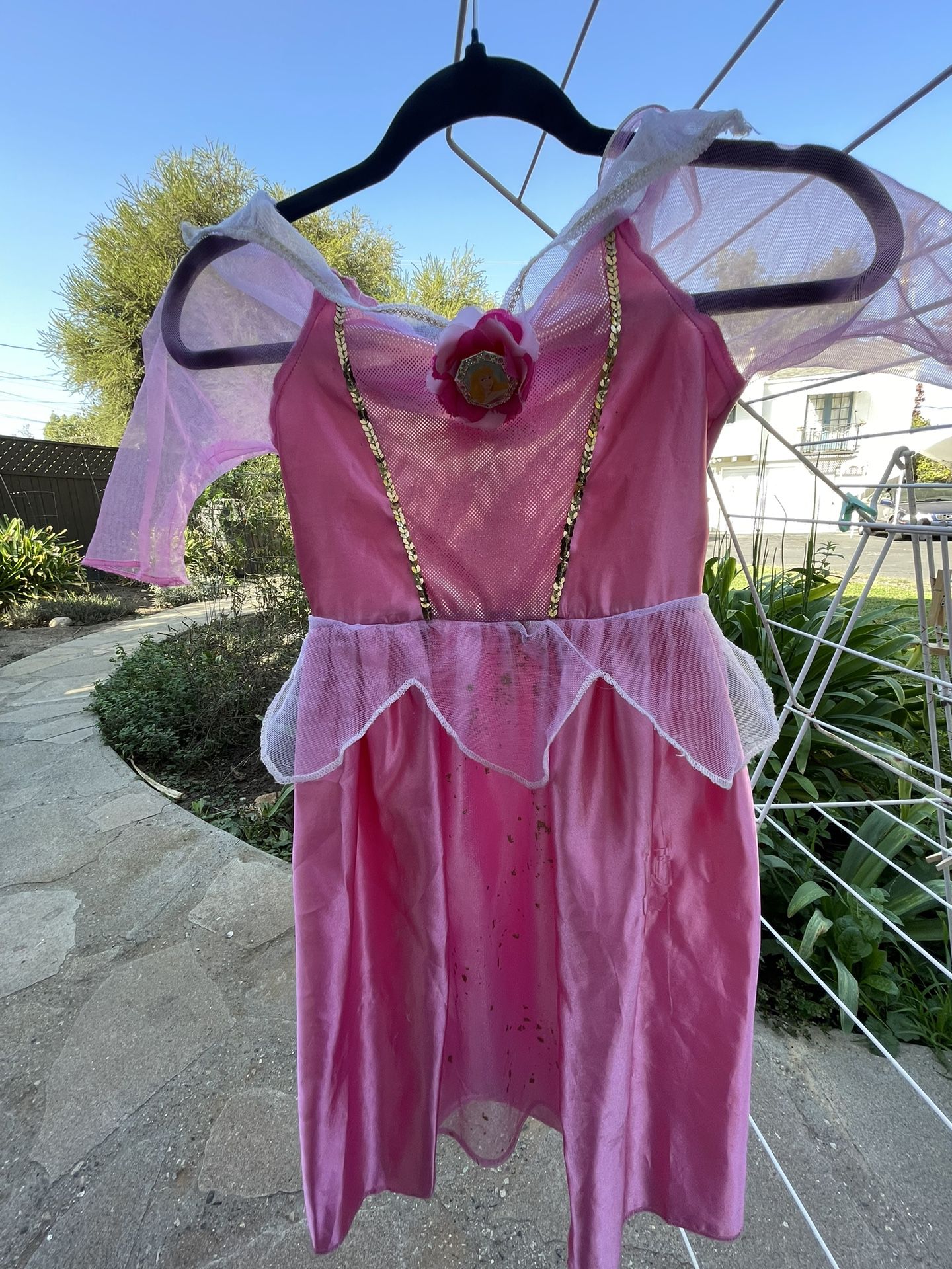 Pink Sleeping Beauty Princess Dress Size 4-6