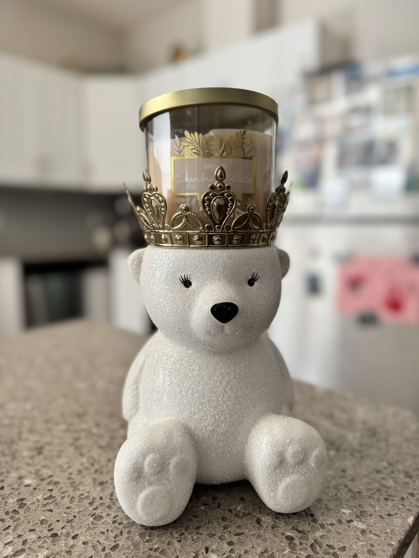 Bathand Body Works Bear 3 wick Candle Holder